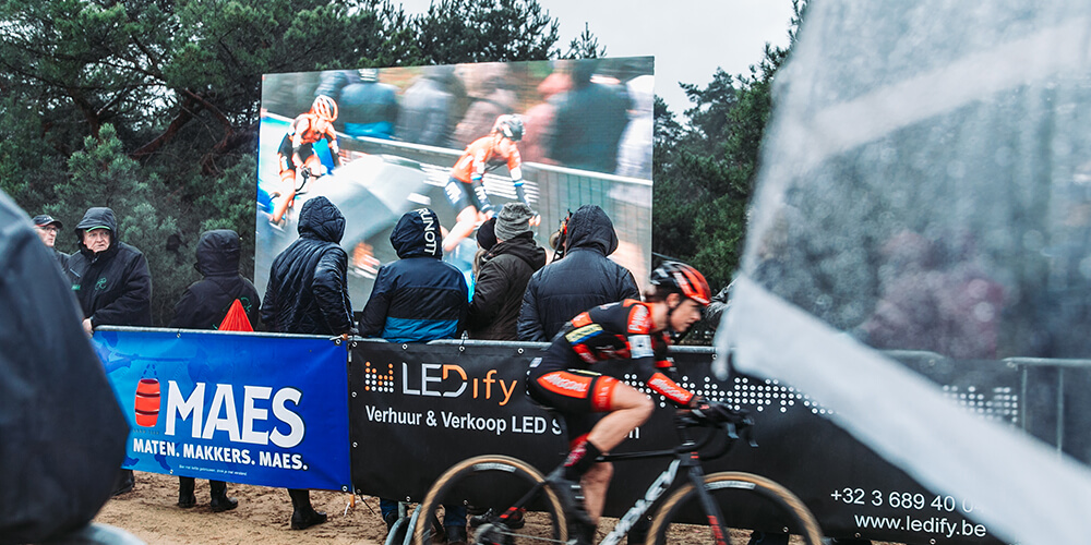 Cyclocross-ootstmalle-ledify Huren LED trailer